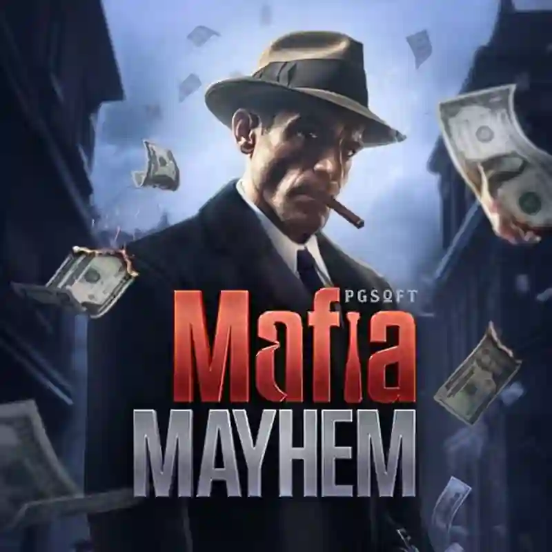 Mafia Mayhem slot game interface at maxfun casino